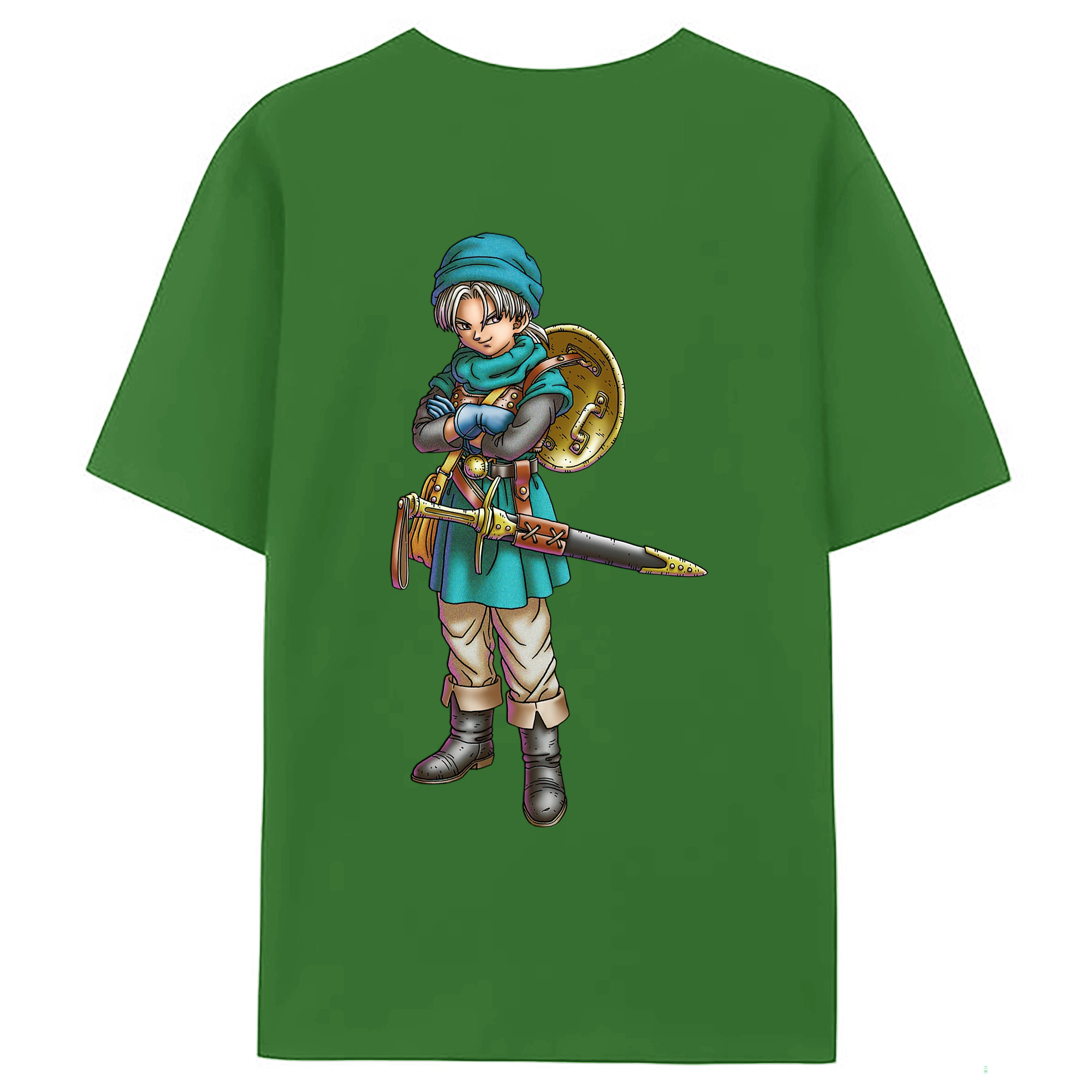 （画像用） ドラゴンクエスト Doragon Kuesuto Dragon Quest レディース半袖Tシャツ(バックプリント)